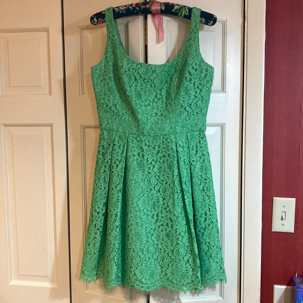 Shoshanna Green Sleeveless Dress, 4